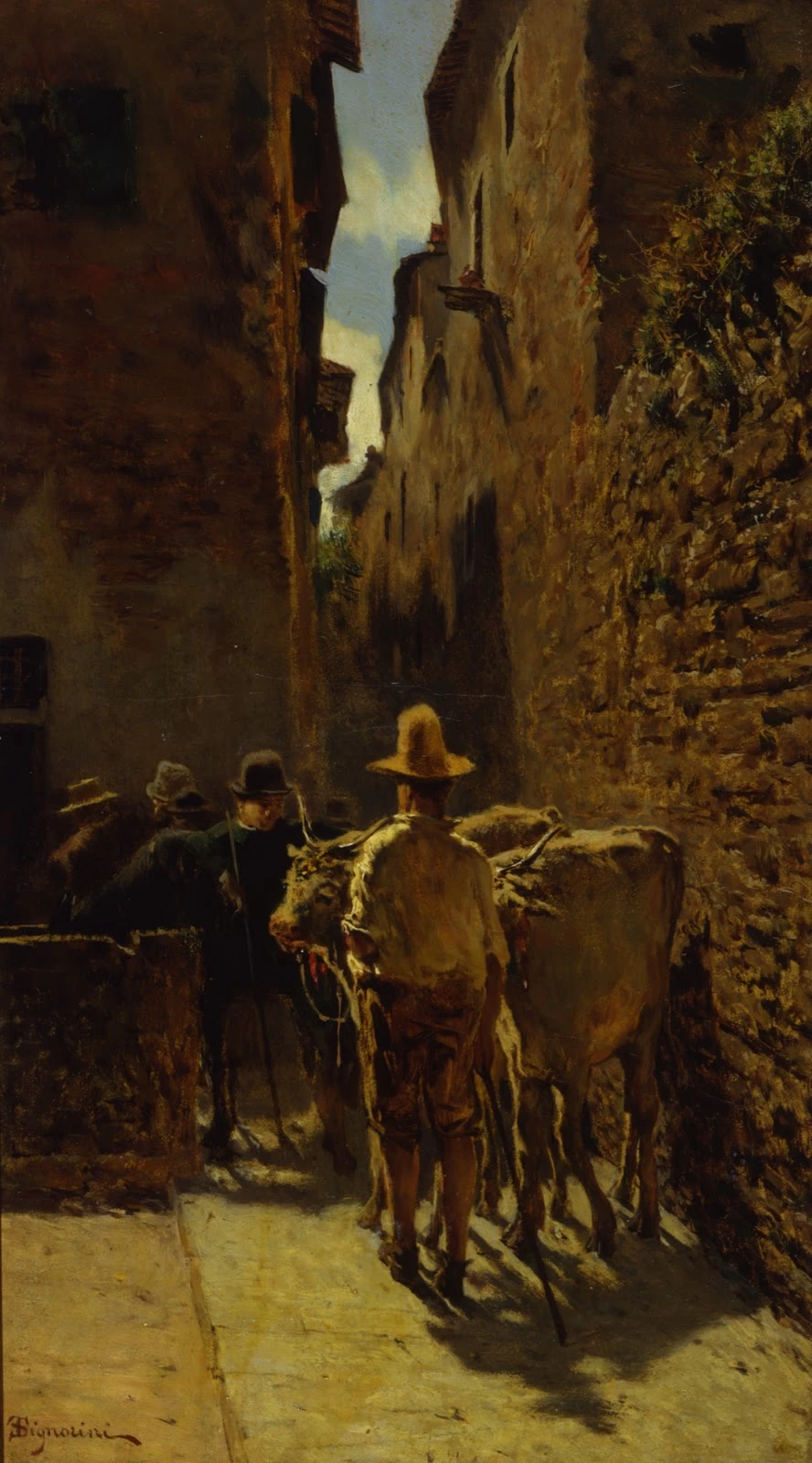 Le mucche nel vicolo